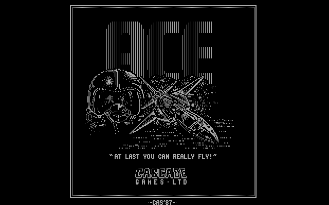 ACE: Air Combat Emulator IBM PC/Compatibles Screenshot: Title screen.