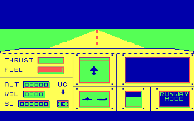 ACE: Air Combat Emulator IBM PC/Compatibles Screenshot: Mission start...