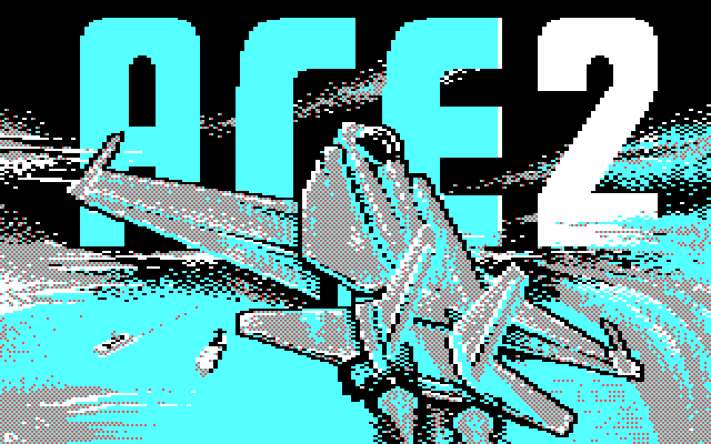 ACE 2 IBM PC/Compatibles Screenshot: Title screen 1.