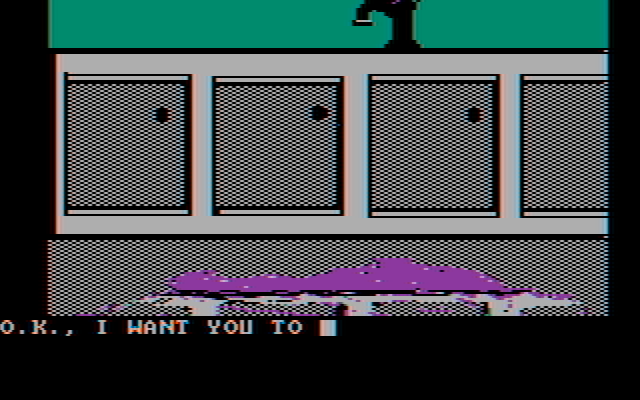 Sorcerer of Claymorgue Castle IBM PC/Compatibles Screenshot: Emerging from the water...