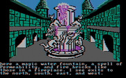 Sorcerer of Claymorgue Castle for IBM PC/Compatibles - Found a magic water fountain! I'll pass by this way many times...