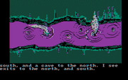 Sorcerer of Claymorgue Castle for IBM PC/Compatibles - Some bubbling lava...