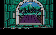 Sorcerer of Claymorgue Castle for IBM PC/Compatibles - The other side of the drawbridge...