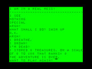 Sorcerer of Claymorgue Castle for TRS-80 Color Computer - Game over.