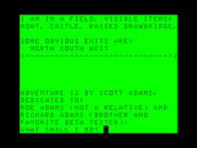 Sorcerer of Claymorgue Castle for TRS-80 Color Computer - The starting location.