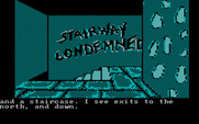 Sorcerer of Claymorgue Castle for IBM PC/Compatibles - This stairway might be dangerous!