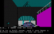 Sorcerer of Claymorgue Castle for IBM PC/Compatibles - Oops, looks like the chandelier broke!