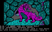 Sorcerer of Claymorgue Castle for IBM PC/Compatibles - A dragon is here!