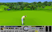 Links: Championship Course - Barton Creek for IBM PC/Compatibles - Putting on the first hole.