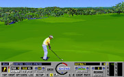 Links: Championship Course - Barton Creek for IBM PC/Compatibles - Teeing off on the second hole.