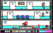 Avoid the Noid for IBM PC/Compatibles - The Noids are smashing the pizza.