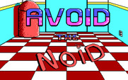 Avoid the Noid for IBM PC/Compatibles - Title screen.