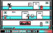 Avoid the Noid for IBM PC/Compatibles - Falling through a trap door in the floor.