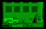 Avoid the Noid for IBM PC/Compatibles - Outside the building, ready to deliver some pizza.