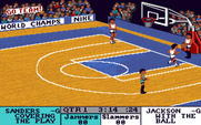 Fast Break for Apple IIgs - Throwing the ball in from out of bounds...