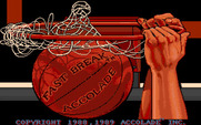 Fast Break for Apple IIgs - Title screen.
