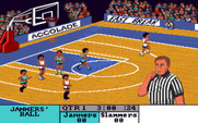Fast Break for Apple IIgs - The game begins!
