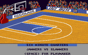 Fast Break for Apple IIgs - First, set a few game options.