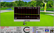 Links 386 Pro for IBM PC/Compatibles - Hill profile while putting.