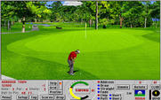 Links 386 Pro for IBM PC/Compatibles - Chipping to the green.