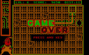 Pipe Dream for IBM PC/Compatibles - Game over.