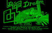 Pipe Dream for IBM PC/Compatibles - Title screen.