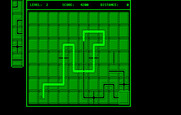 Pipe Dream for IBM PC/Compatibles - The remaining distance is now 0, so the level is complete...