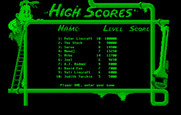 Pipe Dream for IBM PC/Compatibles - High scores.