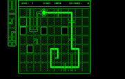 Pipe Dream for IBM PC/Compatibles - Use the pipe parts already placed on the board to slow down the flooz...
