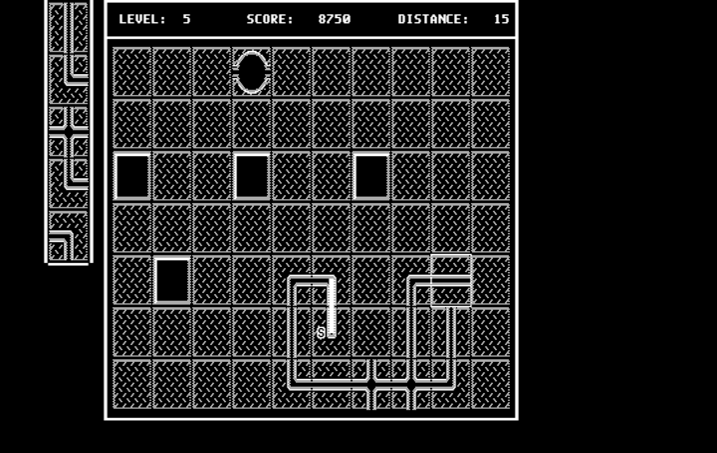 Pipe Dream IBM PC/Compatibles Screenshot: On to round 5...