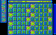 Pipe Dream for Amiga - Game over.