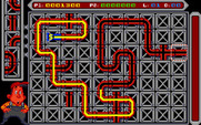 Pipe Dream for Amiga - Building some pipes...