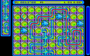Pipe Dream for Amiga - Fish create obstacles you'll need to build around.