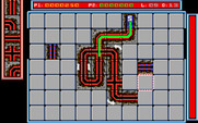 Pipe Dream for Amiga - Watch out for one way pipes and other obstacles...