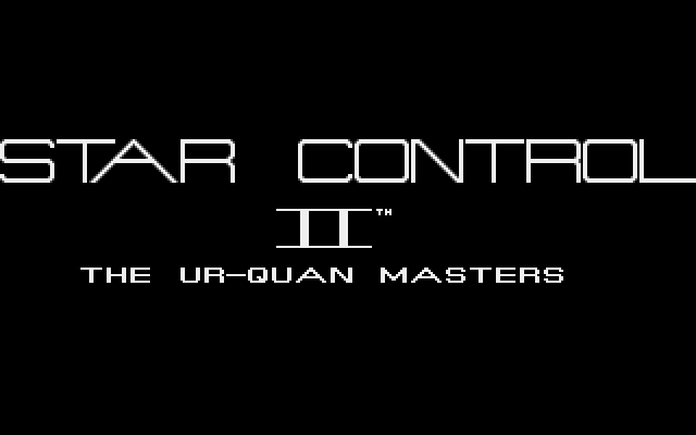 Star Control II IBM PC/Compatibles Screenshot: Title screen.