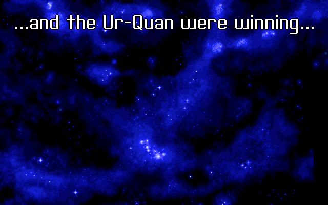 Star Control II IBM PC/Compatibles Screenshot: The story so far...