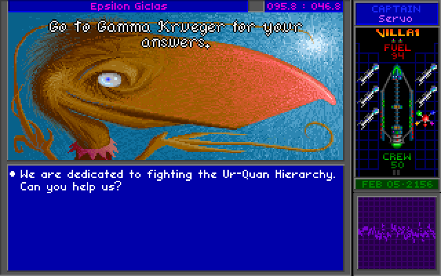 Star Control II IBM PC/Compatibles Screenshot: Sometimes dialog can provide clues...