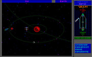 Star Control II for IBM PC/Compatibles - The game begins as you approach Earth, which is encased in a red shield.