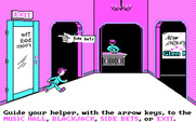 Uptown Gambler for IBM PC/Compatibles - The main lobby.