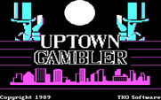 Uptown Gambler for IBM PC/Compatibles - Title screen.