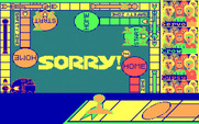 Sorry! for IBM PC/Compatibles - Another player advances around the board.