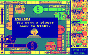 Sorry! for IBM PC/Compatibles - A player got sent back to start.