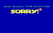 Sorry! for IBM PC/Compatibles - Title screen.