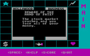 Fame & Fortune for IBM PC/Compatibles - The hand of fate strikes!