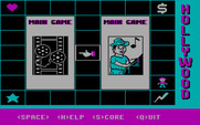 Fame & Fortune for IBM PC/Compatibles - The Hollywood part of the game board.