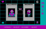 Fame & Fortune for IBM PC/Compatibles - The game board.
