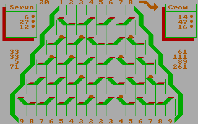 Switchbox IBM PC/Compatibles Screenshot: Point values change again for round three.