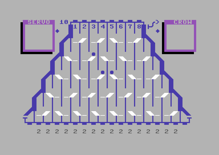 Switchbox Commodore 64 Screenshot: Game start.