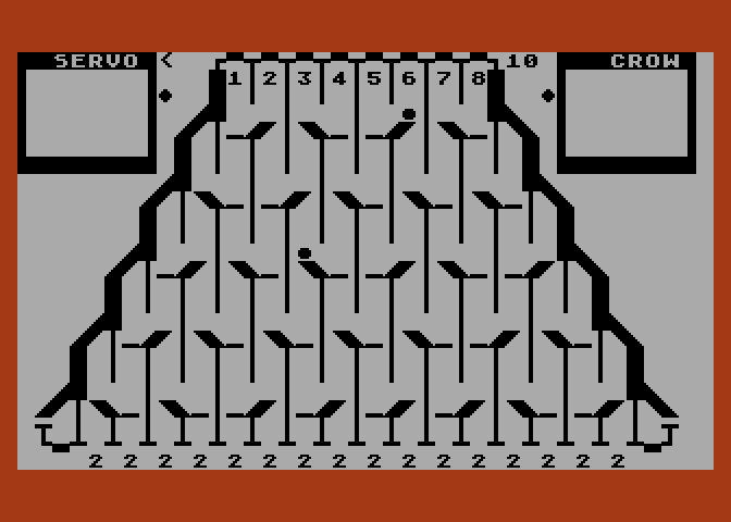 Switchbox Atari 8-bit Screenshot: Game start.