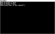 Switchbox for Amiga - First, enter the player's names.